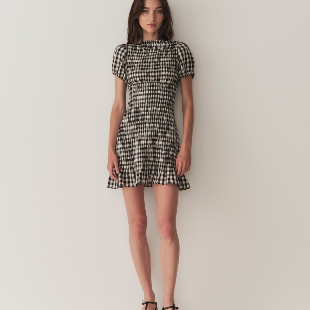 DOEN Linen Gingham Dress